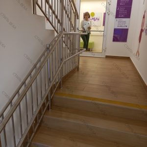 Ограждение для детских учреждений с вертикальным заполнением