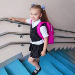 Перила настенные тройные для школ и детских садов