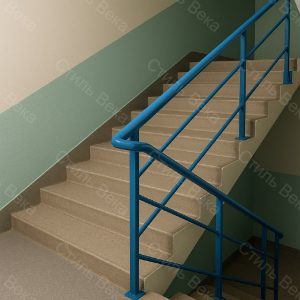 Лестничные ограждения. Крашенные из стали. 