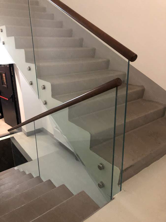 Ограждение из нержавейки со стеклом — изображение 5