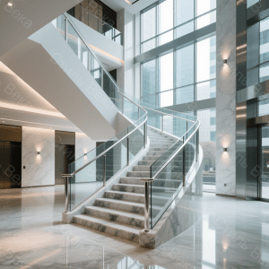 Перила со стеклом