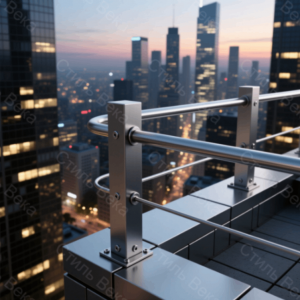 Парапетное ограждение с лаконичным дизайном