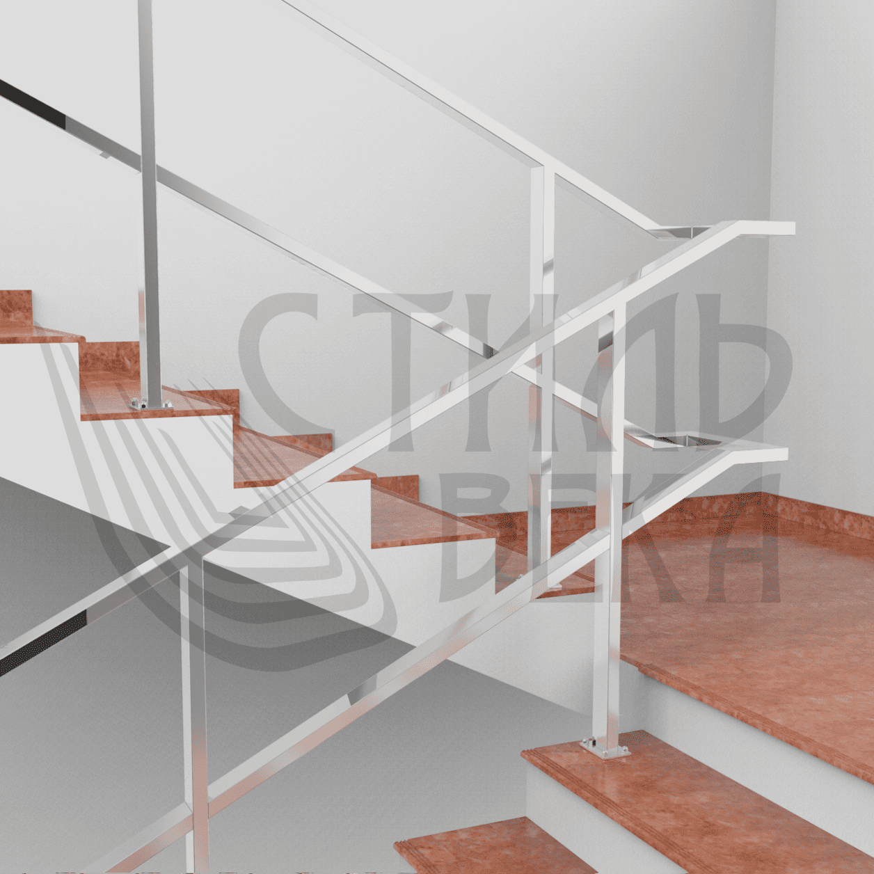 Профильное ограждение из нержавейки