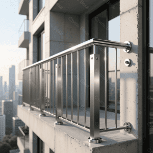 Перила для балкона на заказ из нержавейки