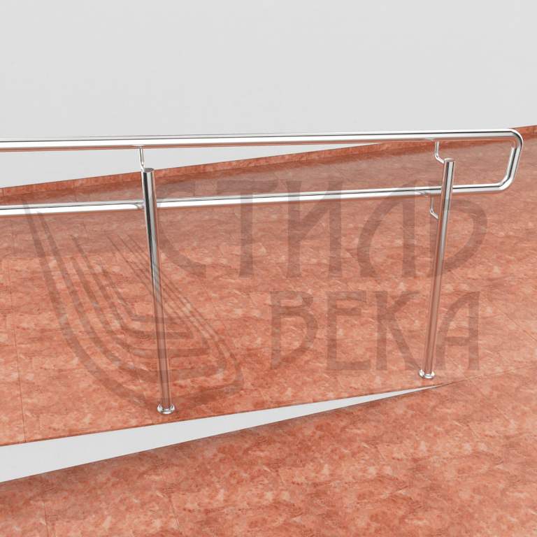 Ограждение для инвалидов из нержавеющей стали без ригелей