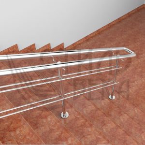 Разделитель потоков одна стойка в ступень из нержавеющей стали